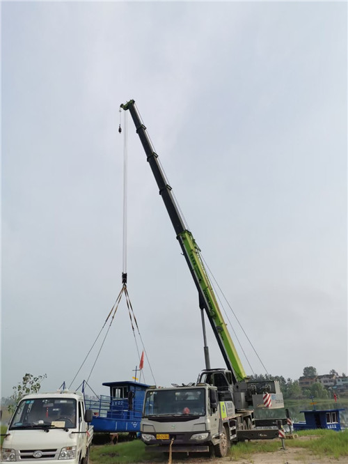 许昌市桥梁建设吊装案例